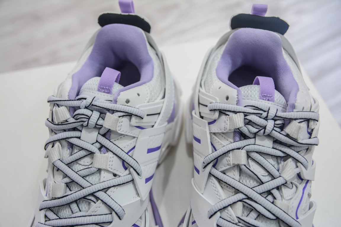 Balenciaga Track Trainer in White Lilac、mysite、Cacoeks