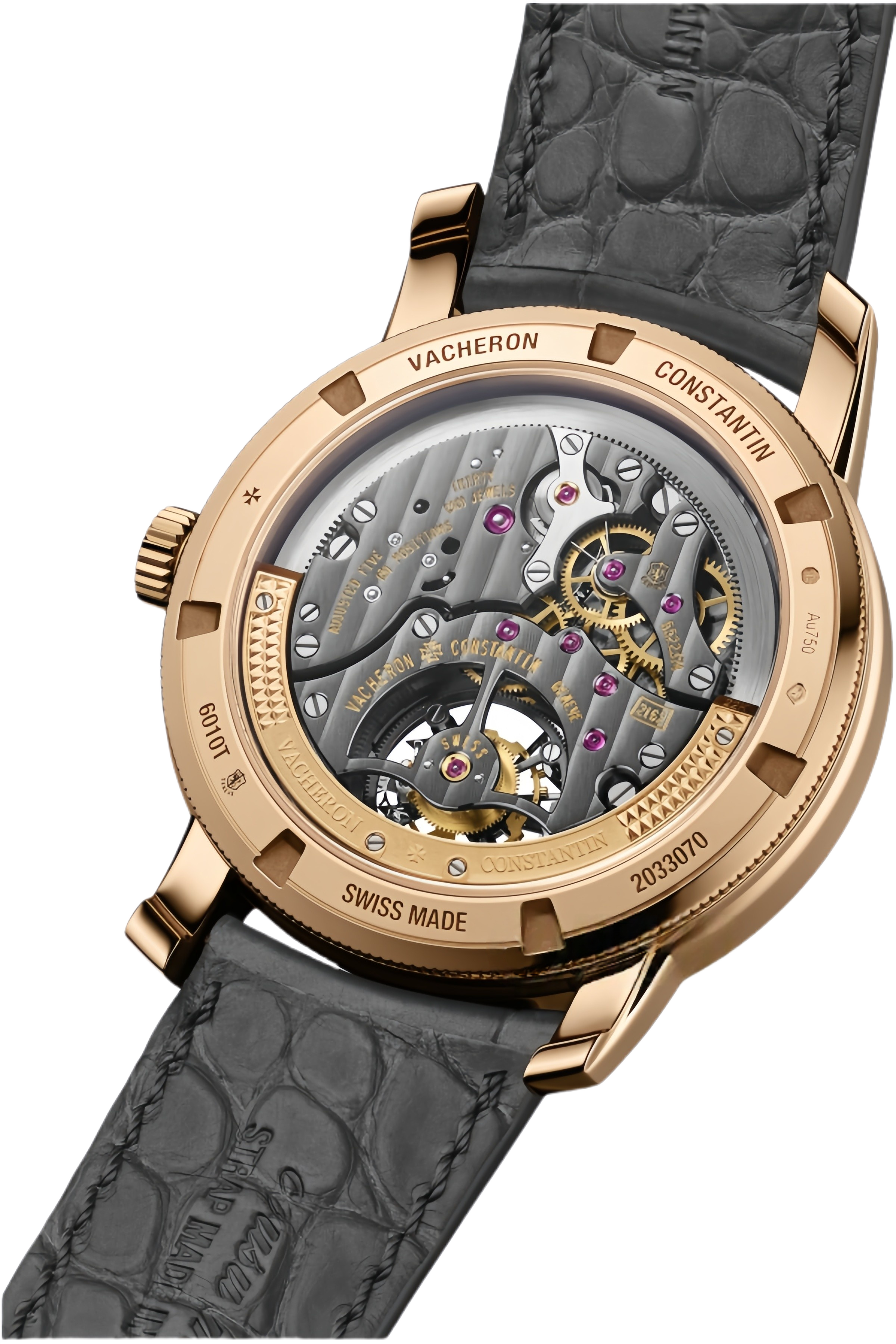 Vacheron Constantin Traditionnelle Ref. 6010T/000R-B638 Super Clone Watch – Rose Gold Grey Dial Moonphase Replica