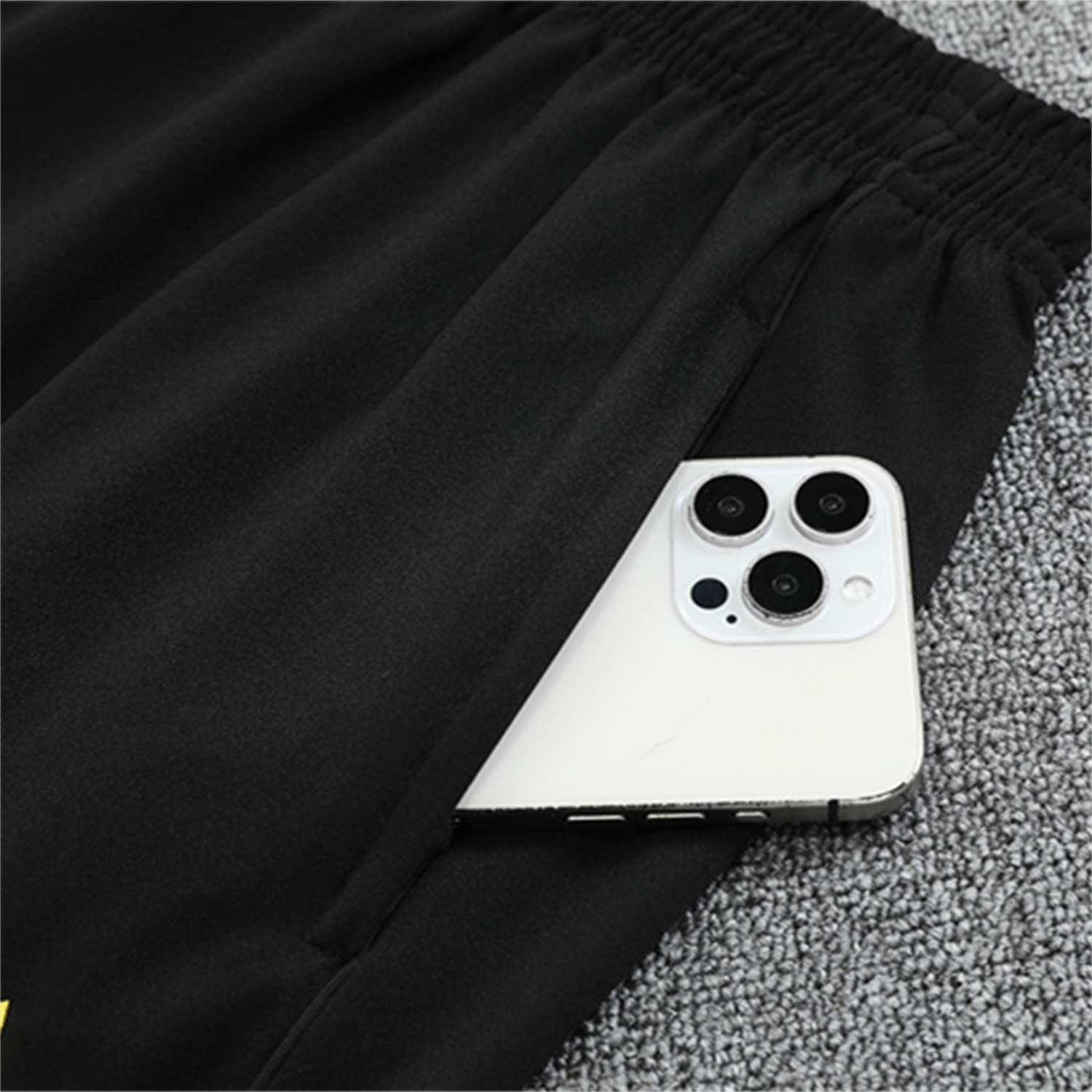 UltraTrikot-Manchester United 25-26 Long Sleeves Training Set - Black Top & Black Pants