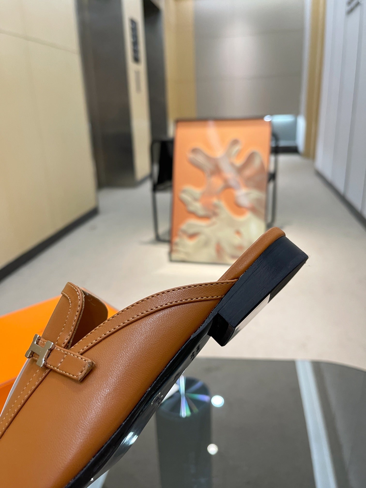 GROUPIE MULE TAWNY LAMBSKIN、mysite、Cacoeks