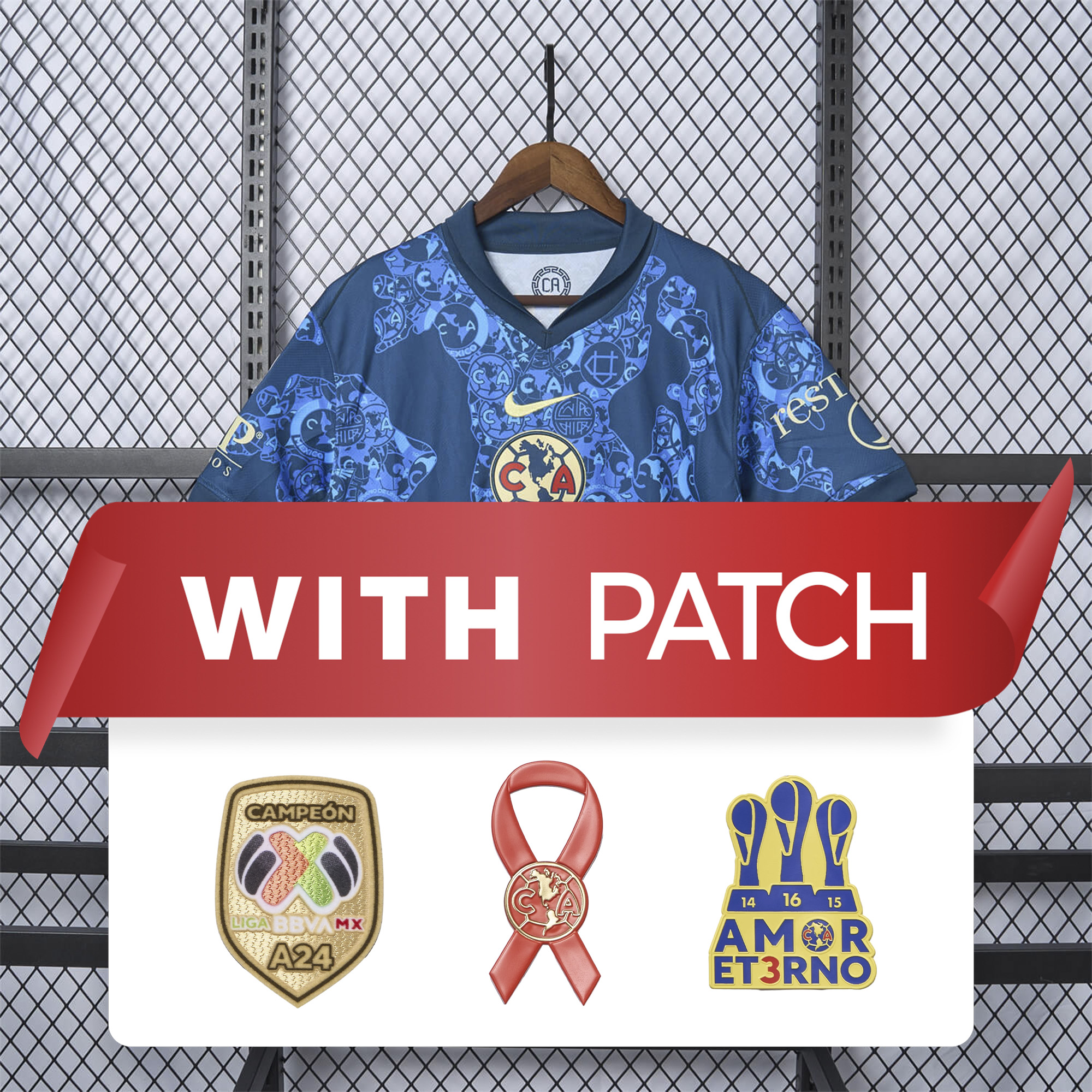 foot-【NEW】Club América 24-25 Away Jersey - Fans Version