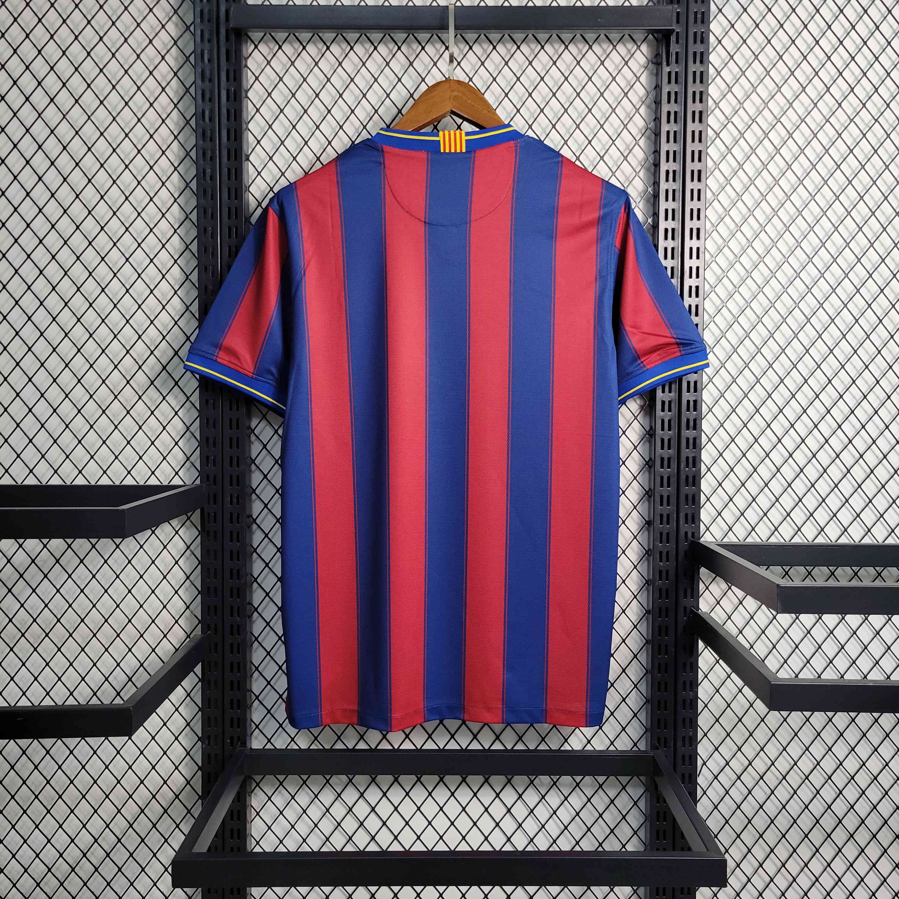 ManixJersey.com | Retro Barcelona 09-10 Home Stadium Jersey -Customize Name, Number and Patch | Worldwide Shipping