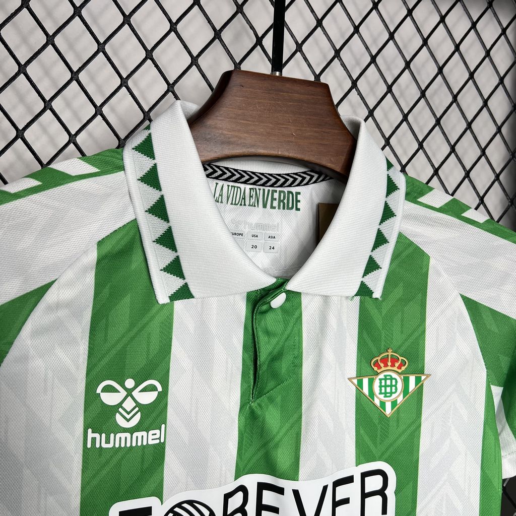 foot-Real Betis 24-25 Home Stadium Kids Kit