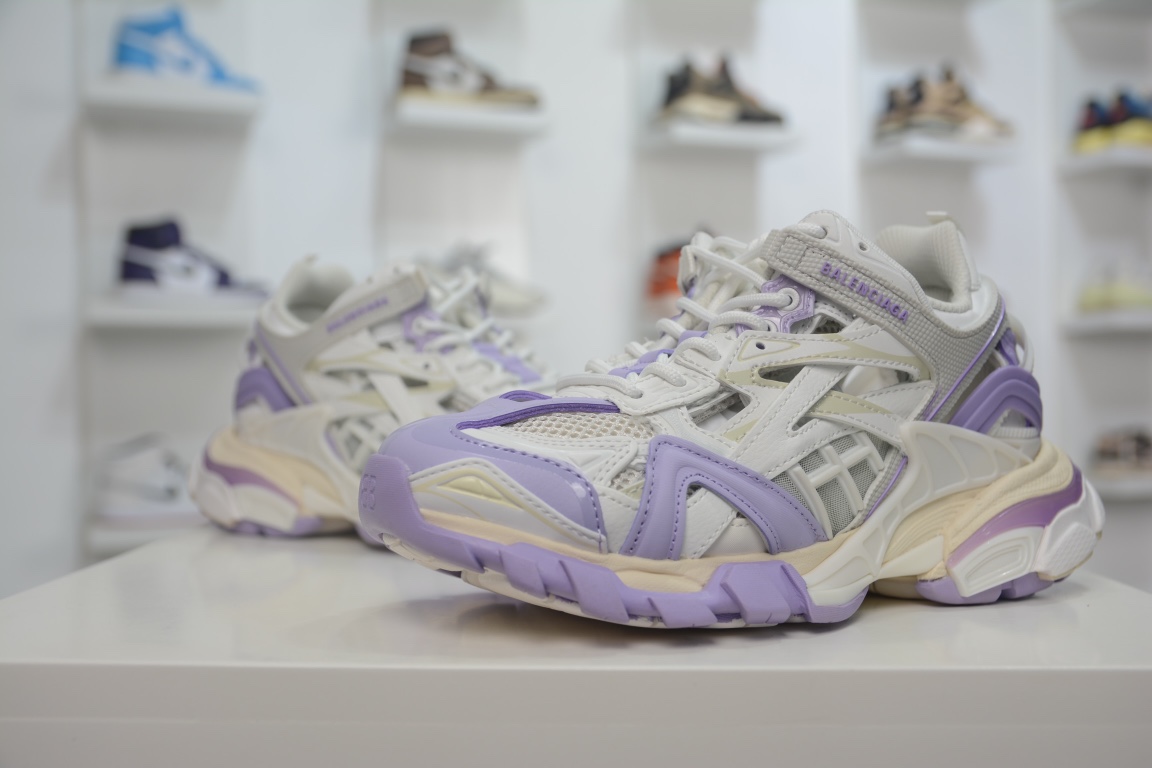 Balenciaga Track 2.0 Sneaker Purple White、mysite、Cacoeks