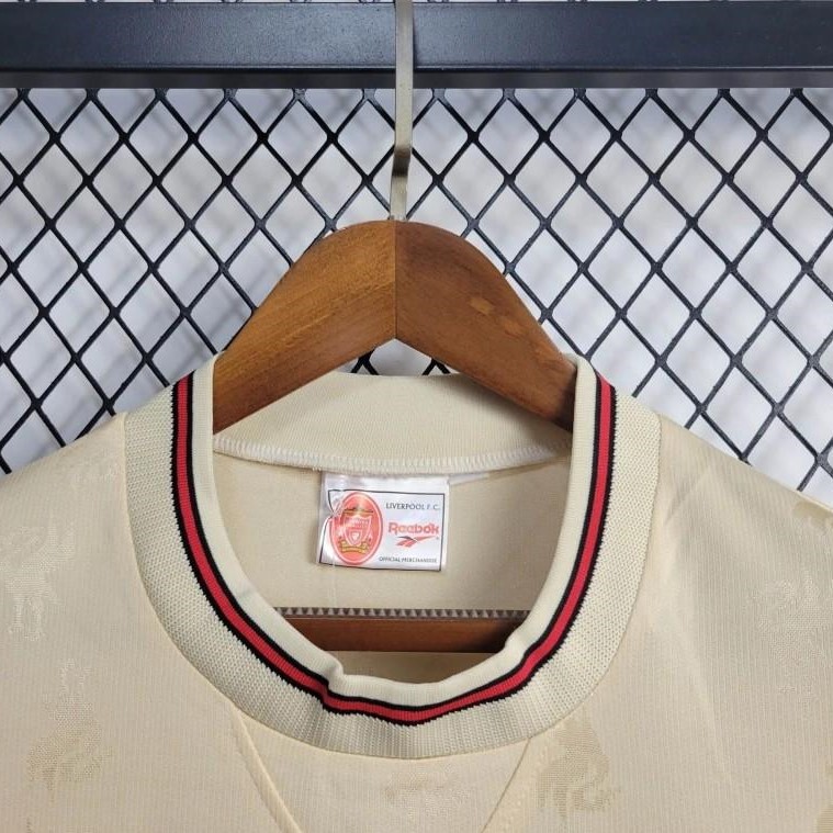 ManixJersey.com | Retro Liver.pool 1996-97 Away Jersey -Customize Name, Number and Patch | Worldwide Shipping