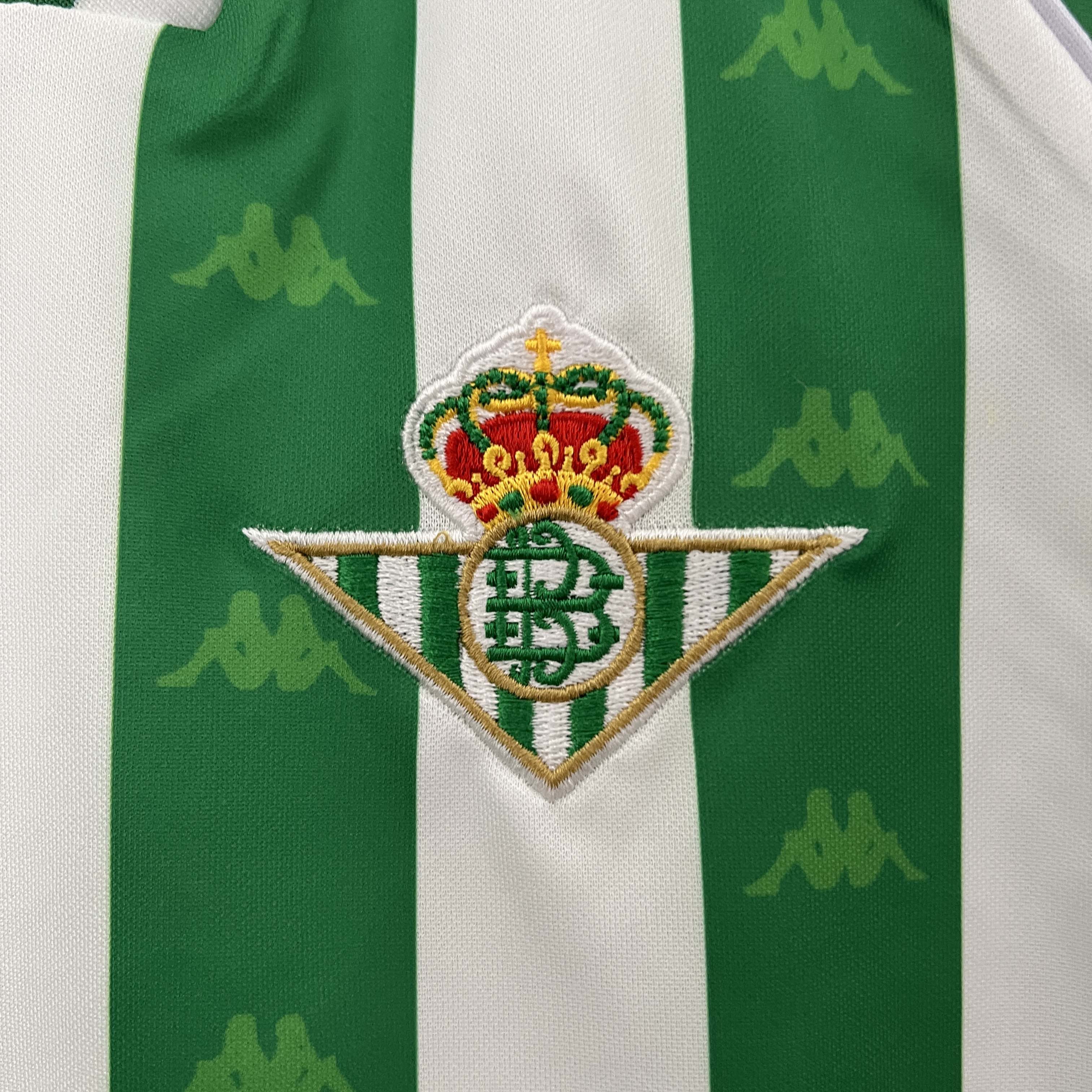 1995/1997 Retro Real Betis Home Football Shirt 1:1 Thai Quality Kids Size:football jersey mysite: unitedjerseyfootball 邓江浪:football