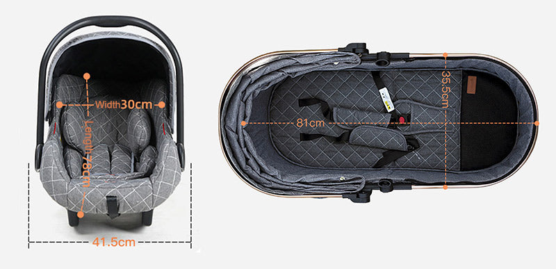 baby stroller size