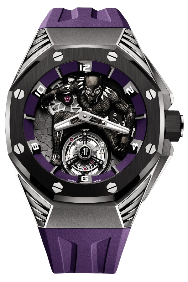 Audemars Piguet Royal Oak Concept 26620IO.OO.D077CA.01 Super Clone Watch – Green Dial Titanium Flying Tourbillon Replica