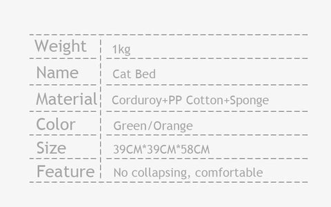 Cauliflower Cat Bed Cave 2 Color Warm House