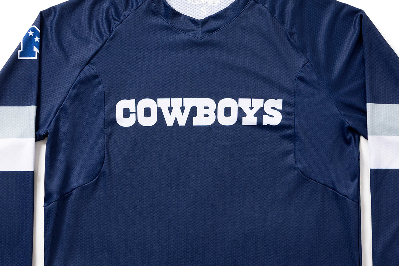 #NFLJ-DAL – NFL Collection | Long Sleeve MTB Jersey – Dallas Cowboys (Size Small, Like-New – Used for Photos)、mySite、bearsvspackers
