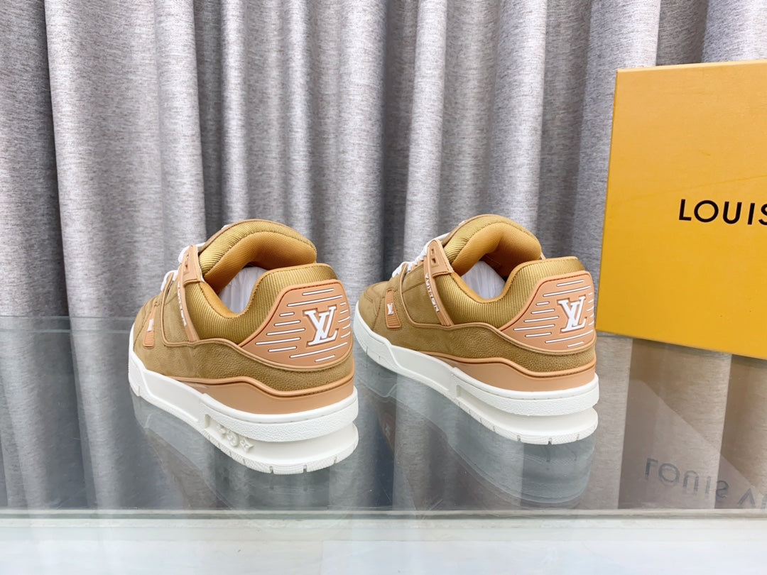 LV MAXI TRAINER IN CIDER BROWN SUEDE、mysite、Cacoeks
