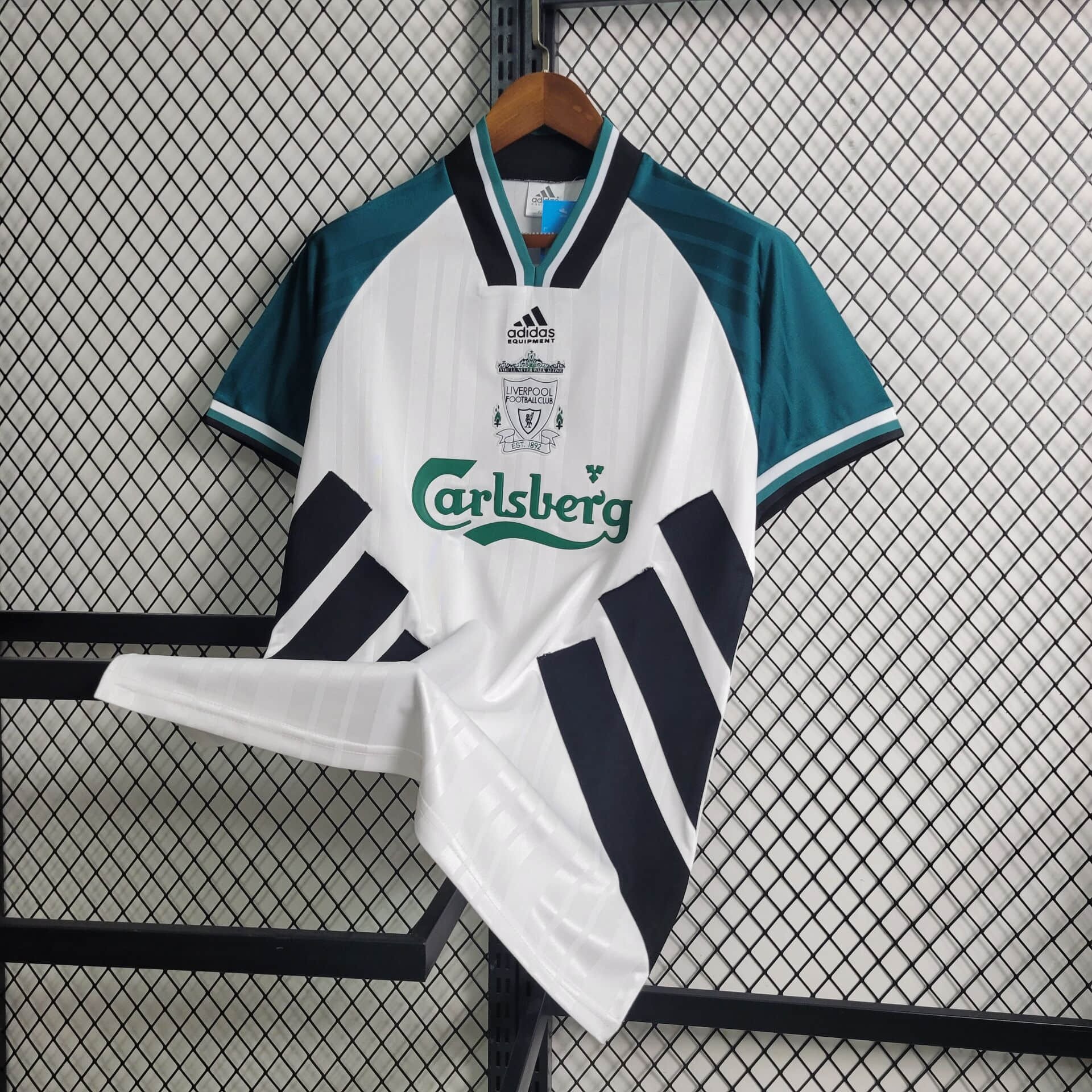 JerseysGala.com | Retro Liver.pool 1993-95 Away Stadium Jersey -Customize Name, Number and Patch | Worldwide Shipping