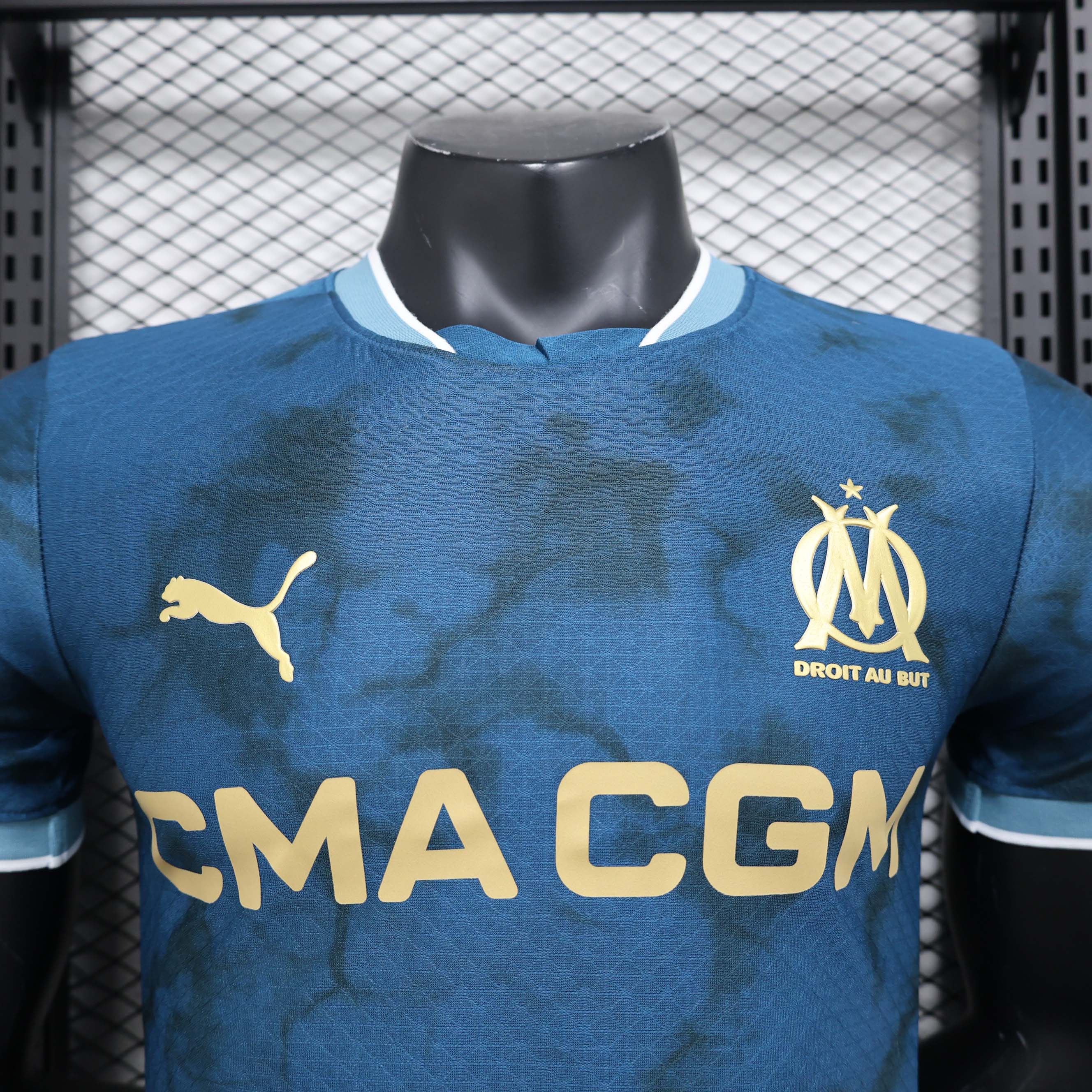 2024/2025 Player Version Olympique de Marseille Away Football Shirt 1:1 Thai Quality:football jersey mysite: unitedjerseyfootball 邓江浪:football