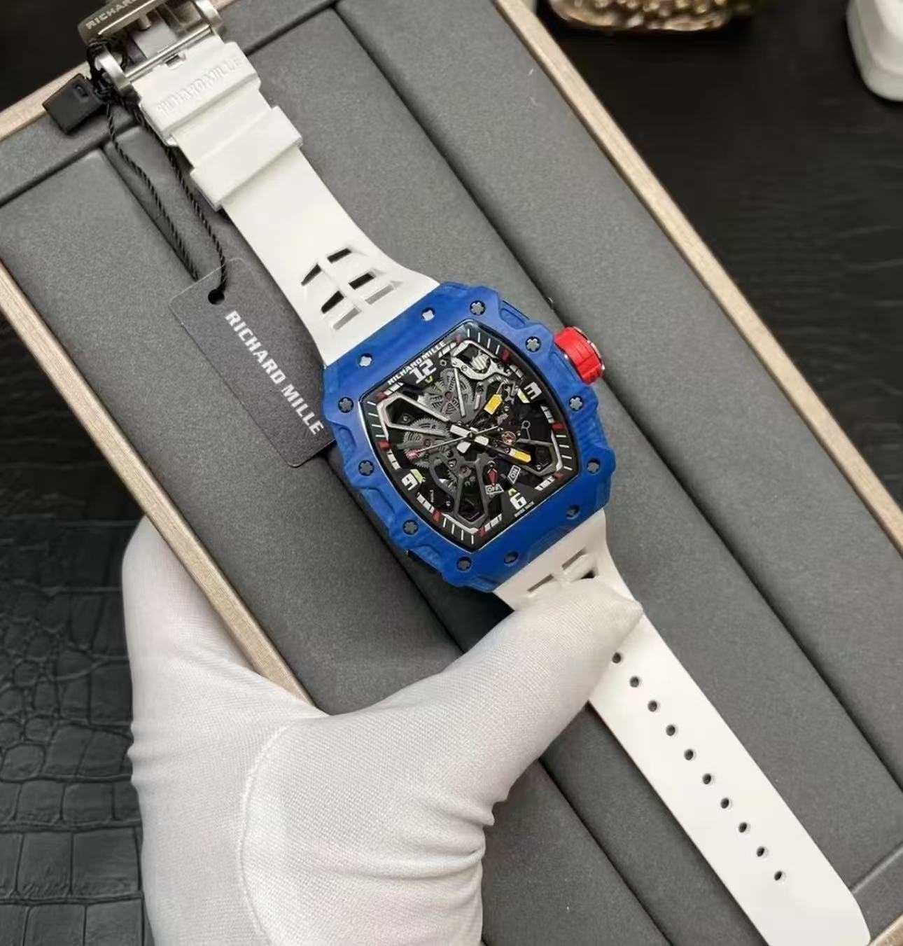 Richard Mille RM 35-03 Blue Quartz TPT Super Clone Watch – Lightweight Fake RM