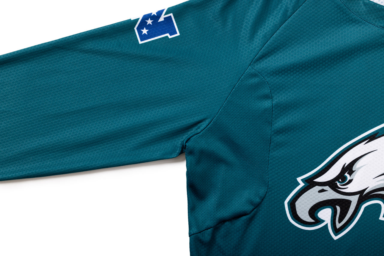 State Bicycle Co. | NFL Collection – Long-Sleeve MTB Jersey – Philadelphia Eagles、mySite、bearsvspackers