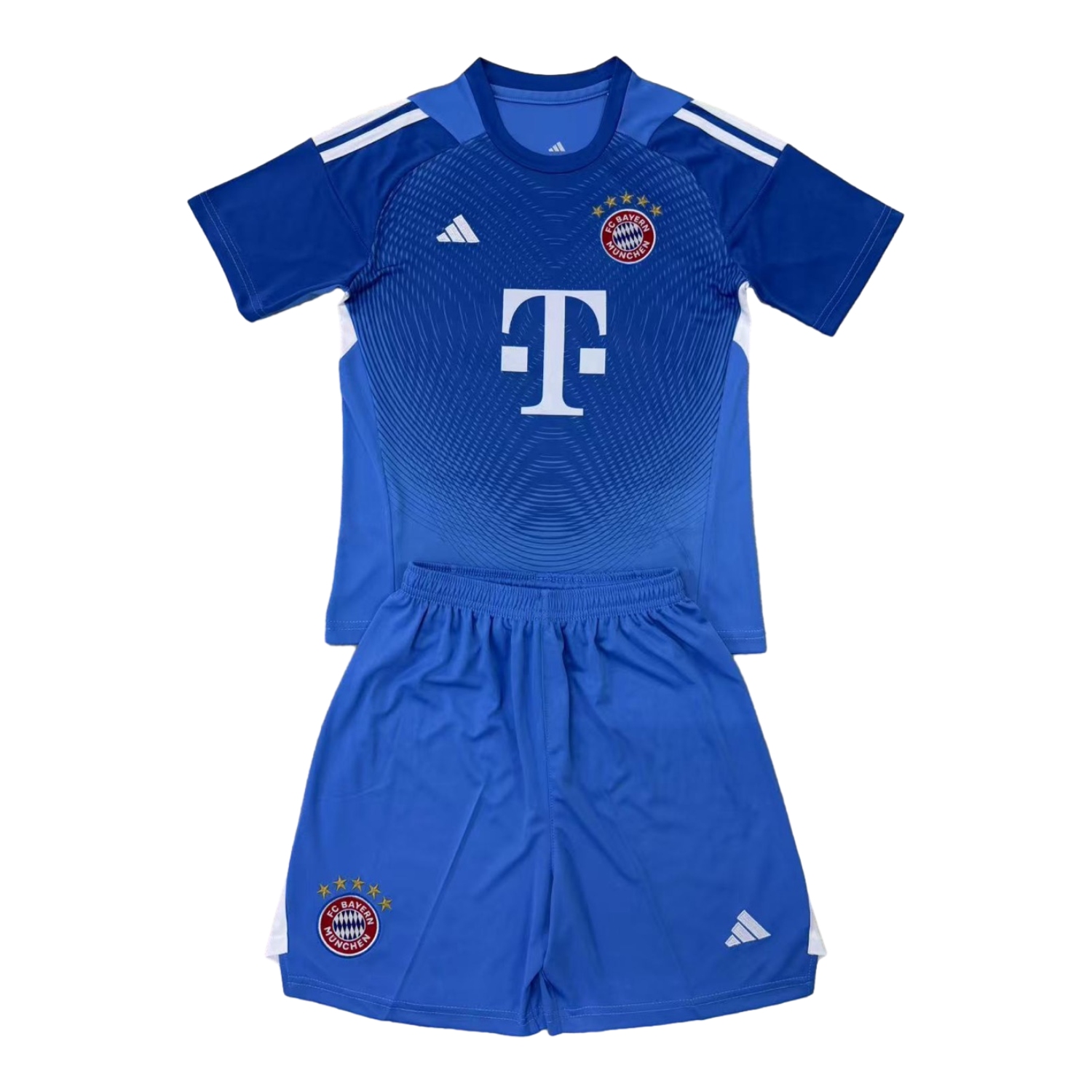 UltraTrikot-Bayern Munich 25-26 Blue Goalkeeper Men's Adult Jersey Set - Fans Version