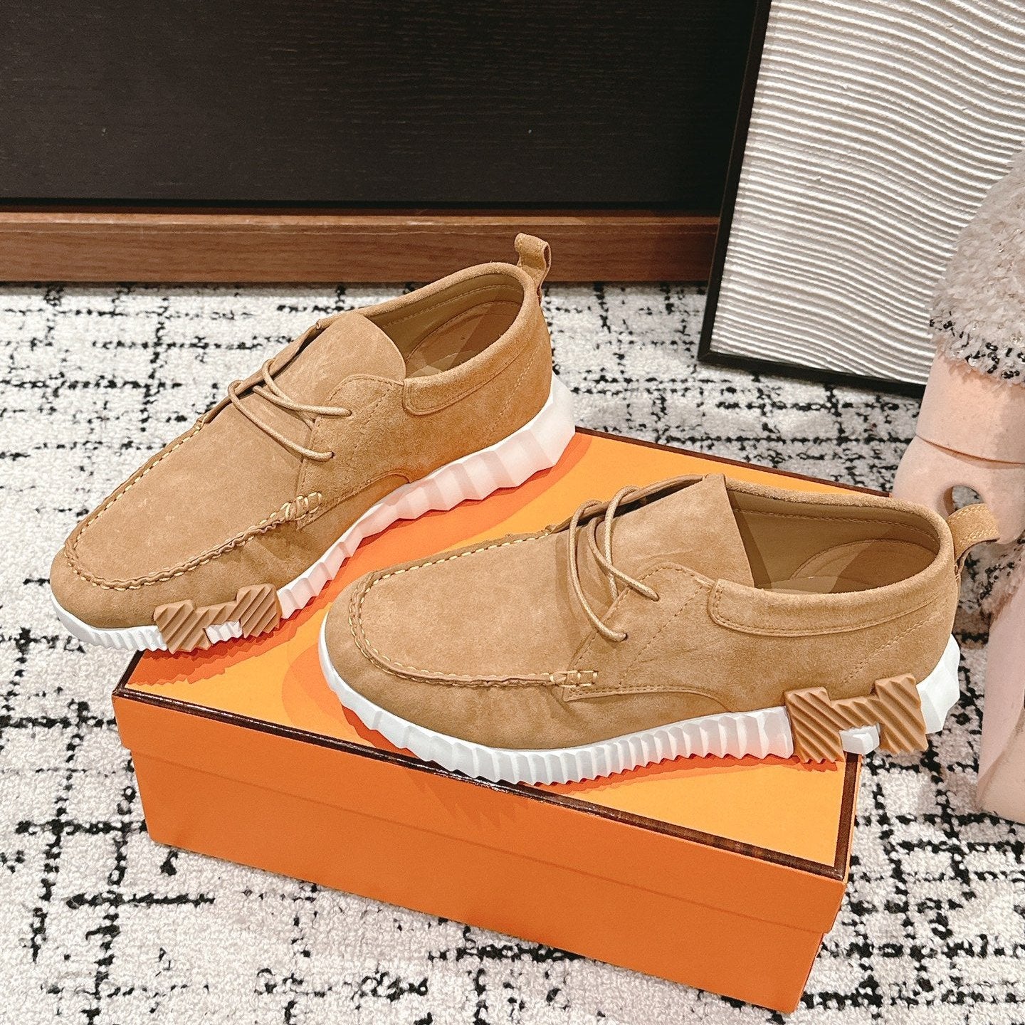 INCREASE SNEAKER IN PEANUT BROWN SUEDE、mysite、Cacoeks