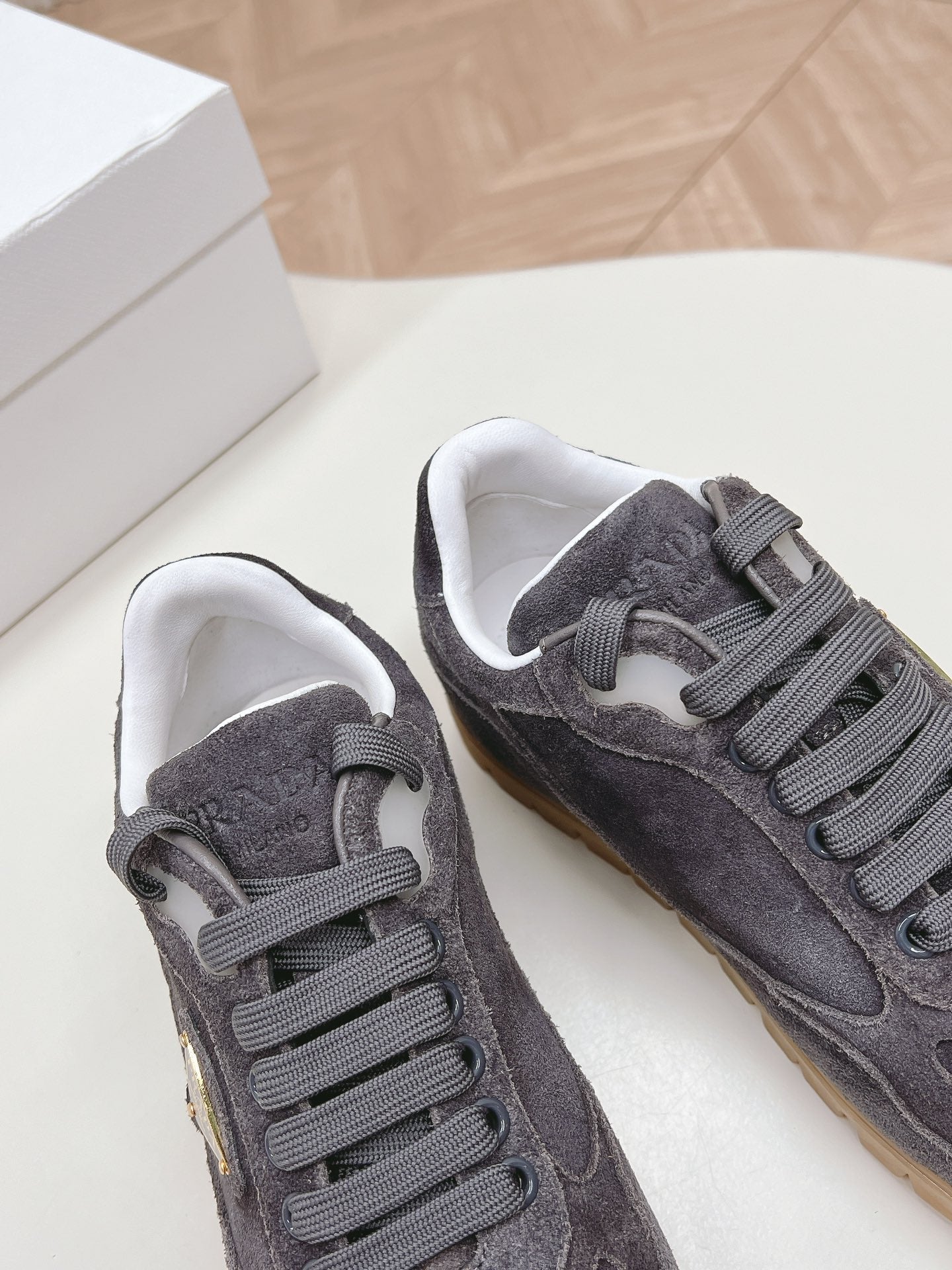 PRA FADED SUEDE SNEAKERS CHARCOAL、mysite、Cacoeks