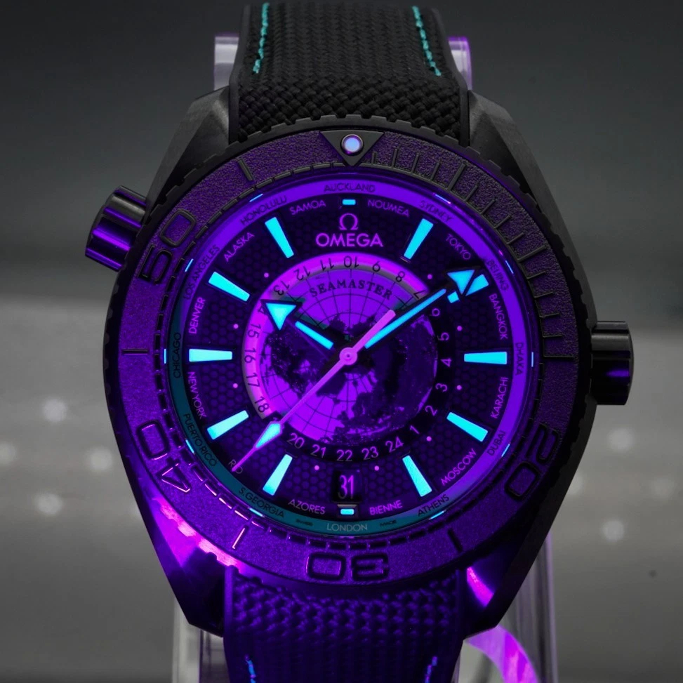 Omega Seamaster Planet Ocean Ref. 215.92.46.22.01.006 Super Clone Watch – Black Dial GMT Ceramic Bezel Replica