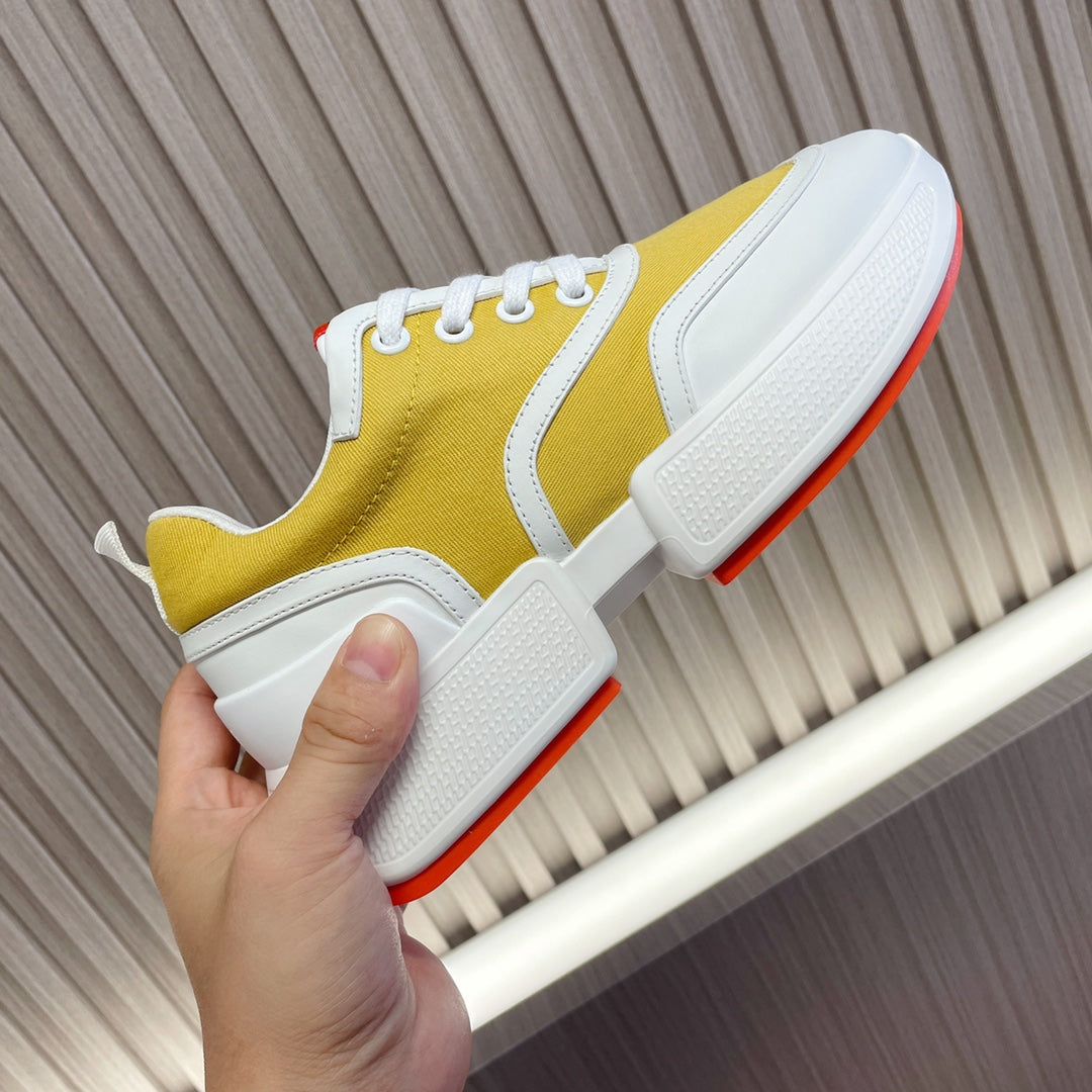 GIGA SNEAKER YELLOW MIX WHITE CALFSKIN、mysite、Cacoeks