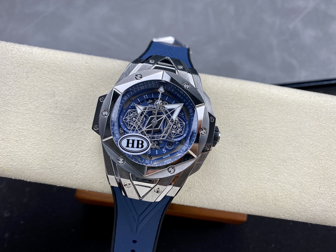 Hublot Big Bang Sang Bleu II Titanium 418.NX.5107.RX.MXM20-fasswatch