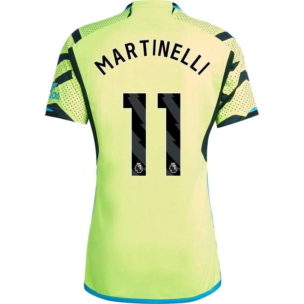23/24 Arsenal #11 Gabriel Martinelli Away Jersey-mysite Custom Football Kit- Nextkits