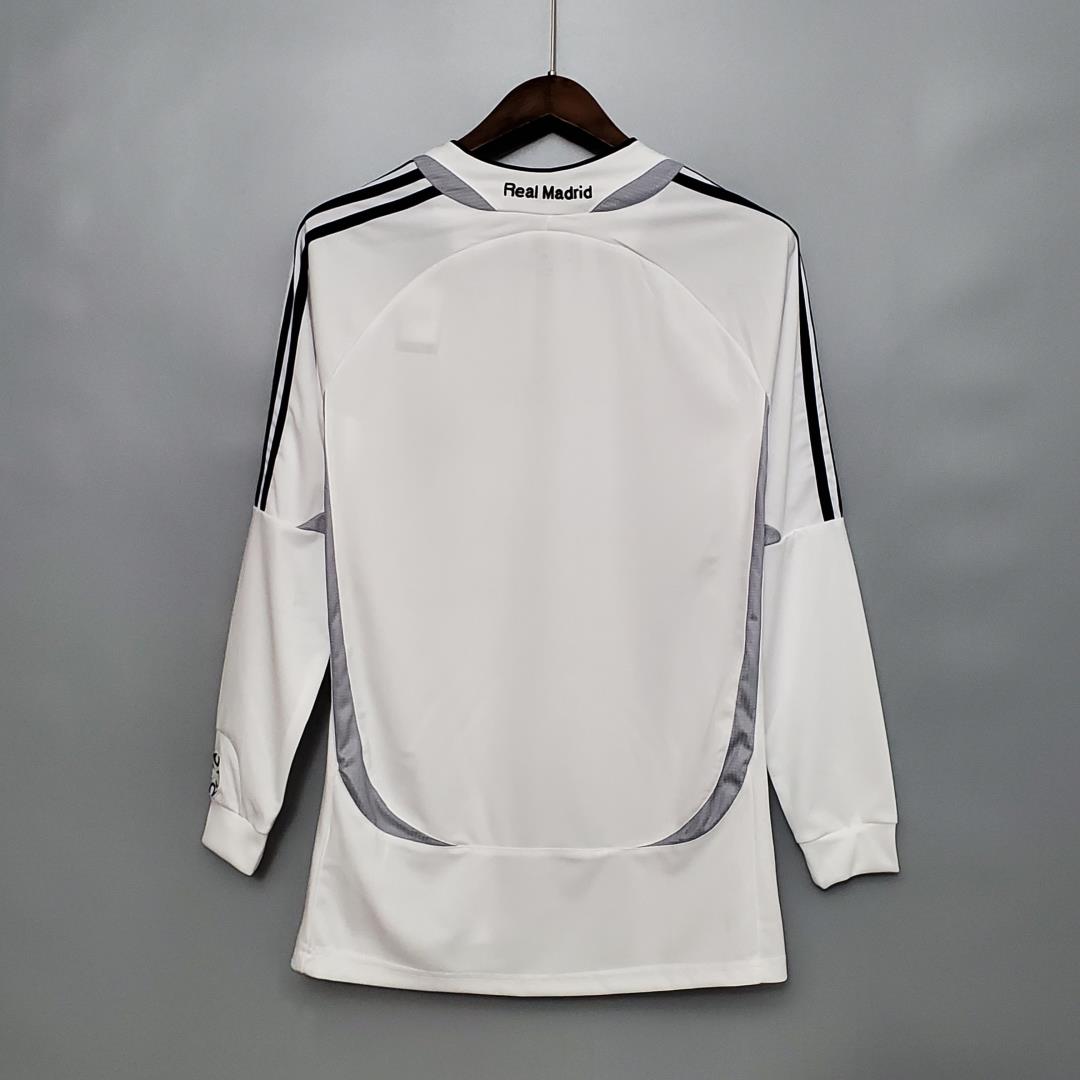 ManixJersey.com | Real Madrid Retro 06-07 Home Long Sleeve Jersey -Customize Name, Number and Patch | Worldwide Shipping