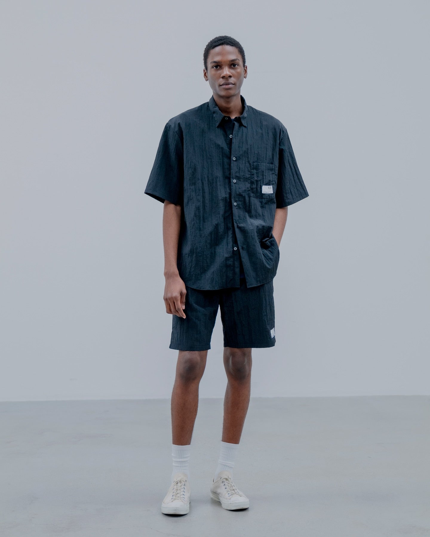 uniform experiment 25S/S CRYSTAL NYLON EASY SHORTS  UE-250023 