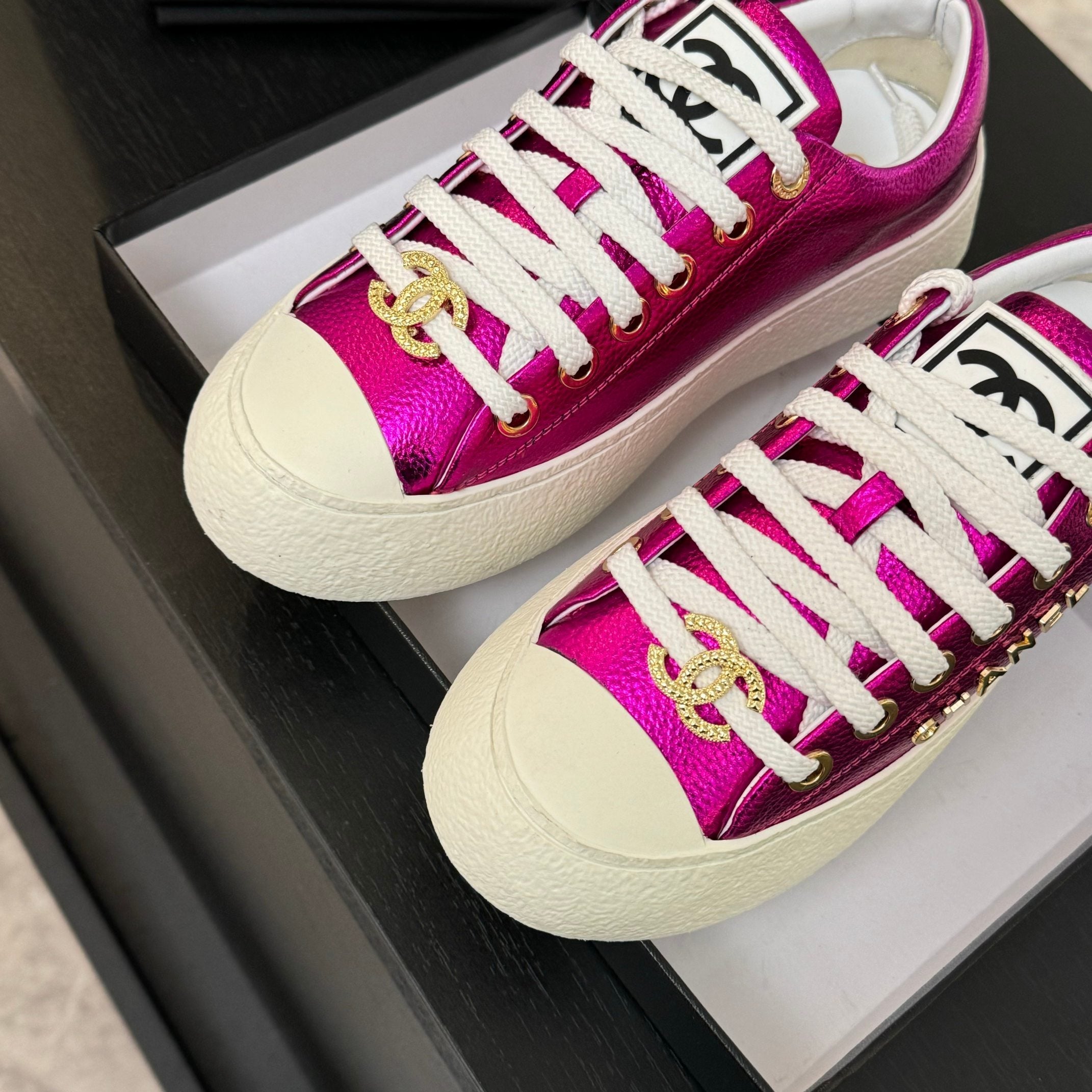 BIG-HEAD COOKIE SHOES IN MAGENTA PURPLE LAMBSKIN、mysite、Cacoeks