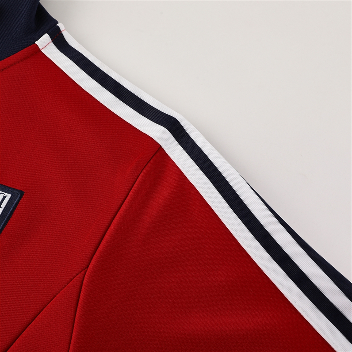foot-Arsenal 24-25 Throwback Jacket Training Tracksuit - Red Jackets & Blue Pants