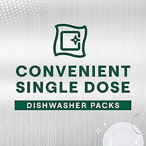 Seventh Generation Dishwasher Detergent Packs Free and Clear 