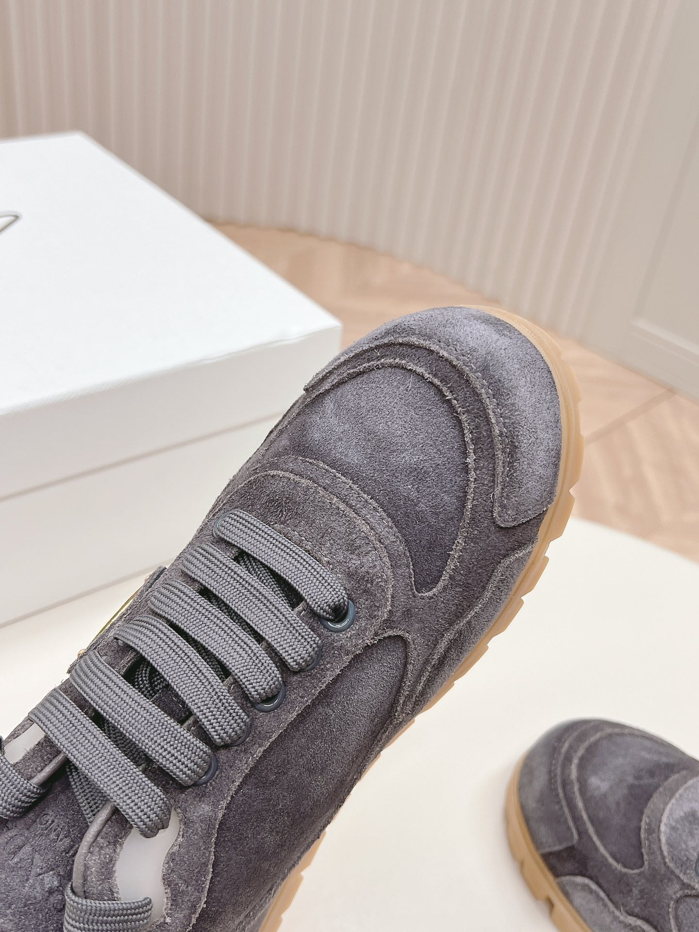 PRA FADED SUEDE SNEAKERS CHARCOAL、mysite、Cacoeks