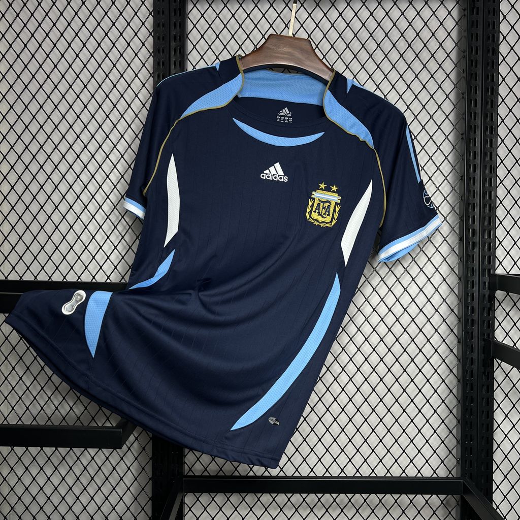 ManixJersey.com | Retro Argentina 2006 Away Stadium Jersey -Customize Name, Number and Patch | Worldwide Shipping