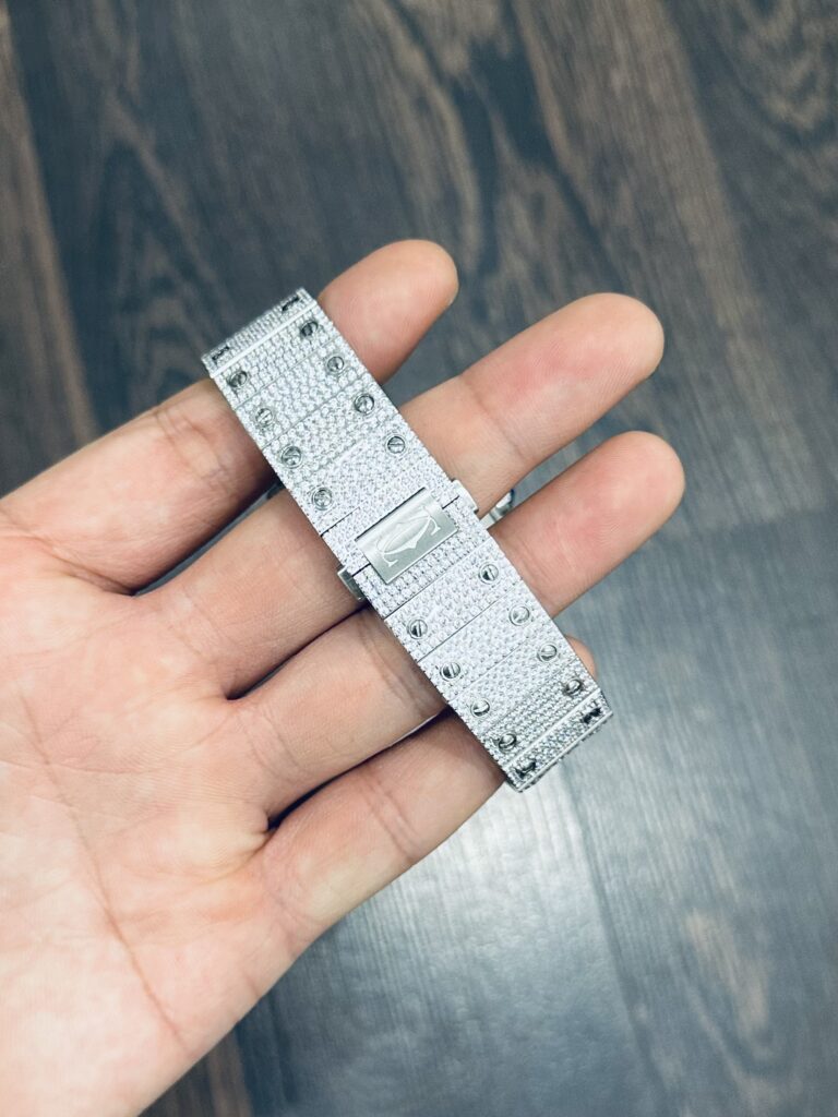 Đồng Hồ Cartier Santos Đính Full Đá Replica 11 39 (1)