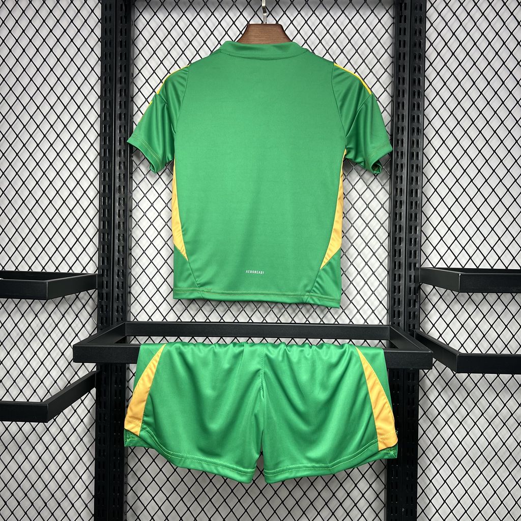 JerseysGala.com | Newcastle United 24-25 Green Goalkeeper Kids Kit -Customize Name, Number and Patch | Worldwide Shipping