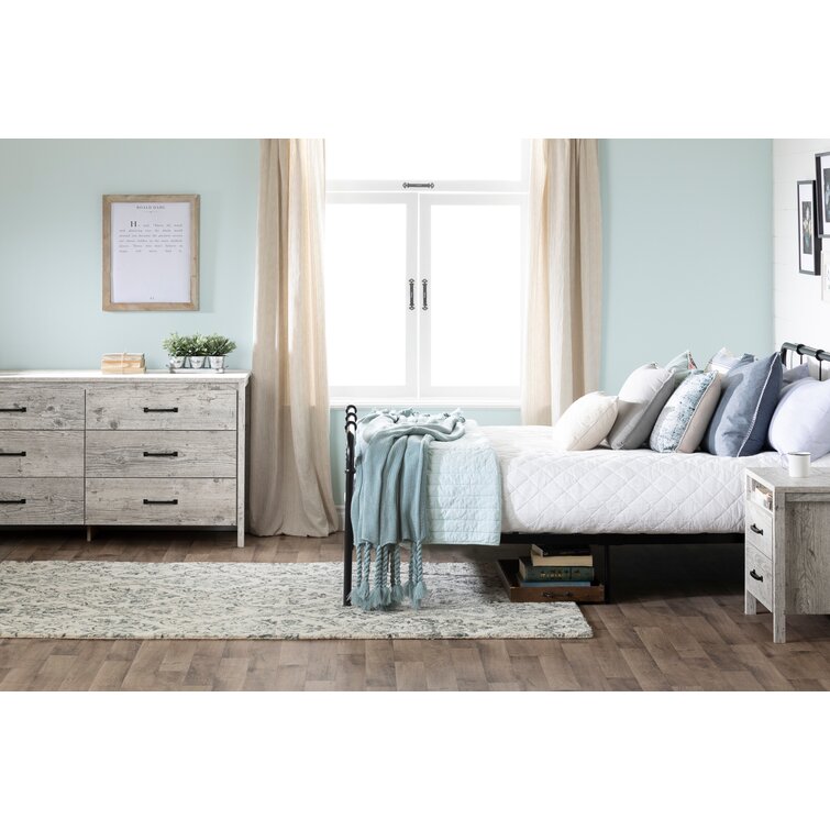 Gravity 6 Drawer Double Dresser