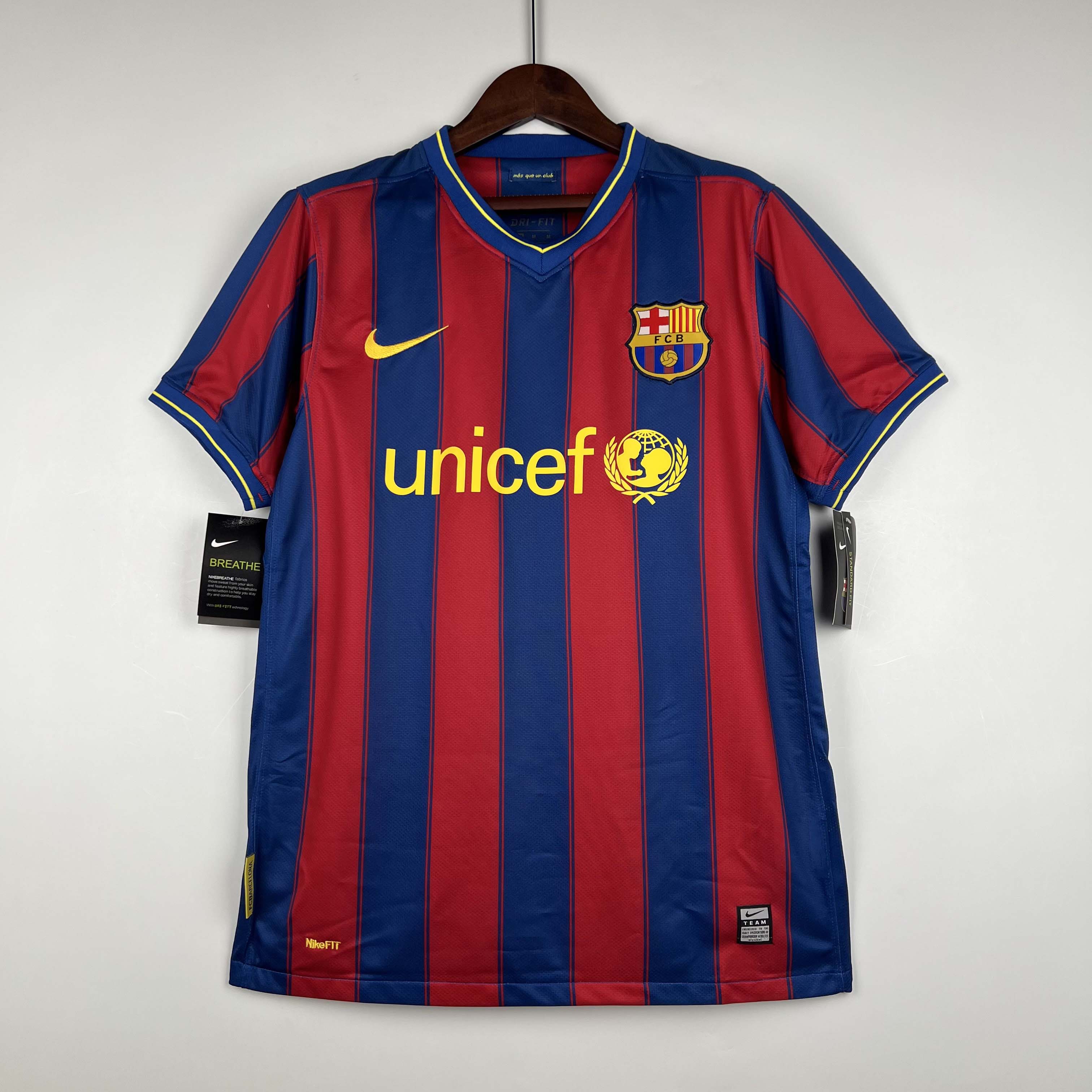 2009/2010 Retro Barcelona Home Football Shirt-mysite Custom Football Kit- Nextkits