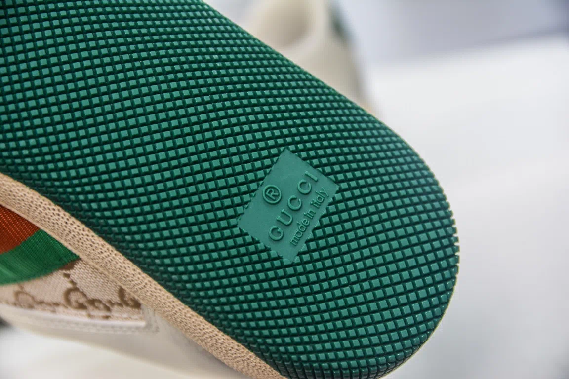 Gucci Screener GG Sneaker Beige Green、mysite、Cacoeks