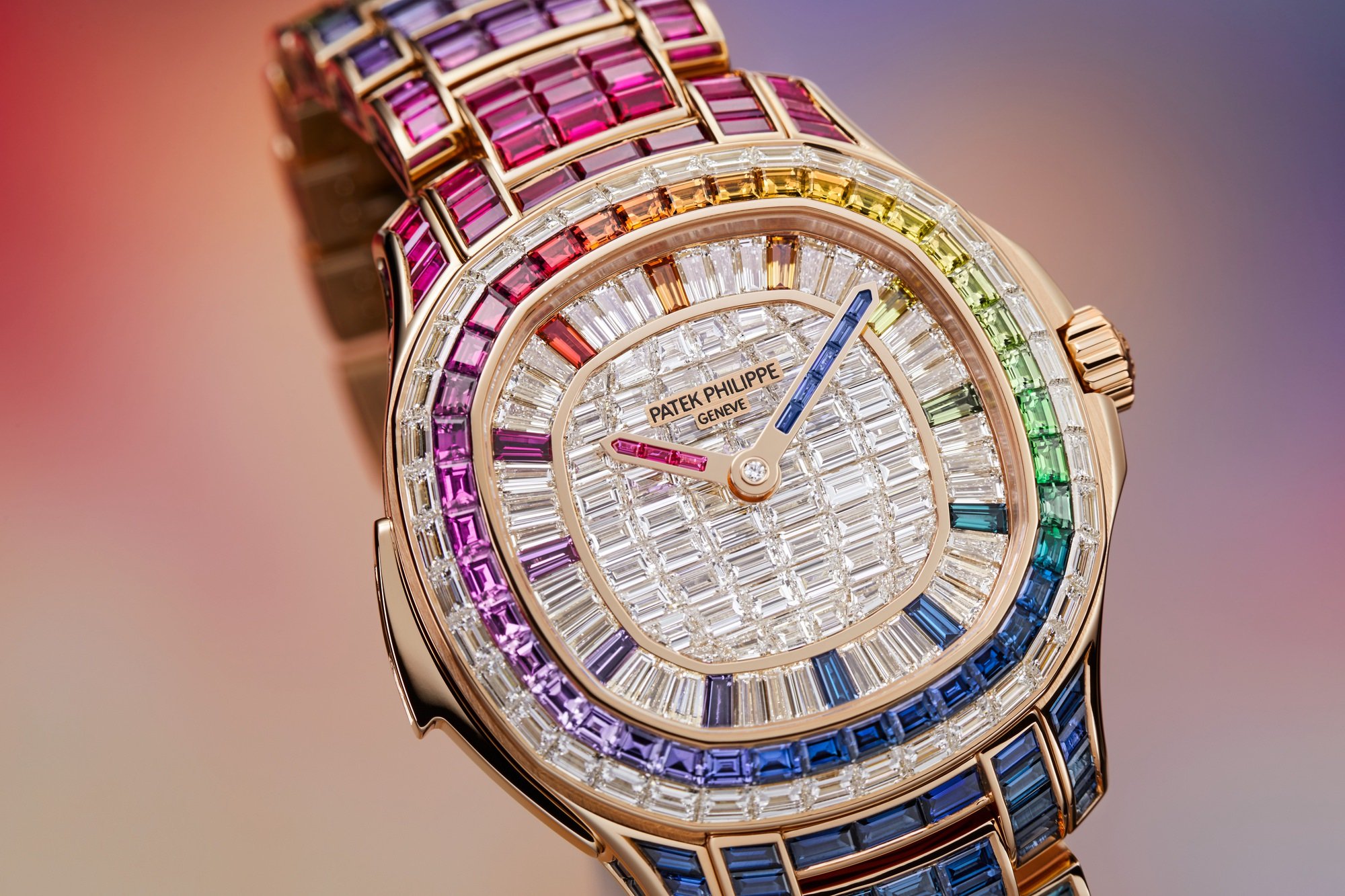 Patek Philippe Aquanaut Luce Rainbow Minute Repeater Haute Joaillerie