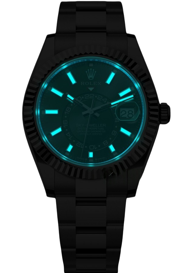 Rolex Sky-Dweller Green Dial Super Clone Swiss ReplicaWatch Oyster Bracelet Ref 336934 9002 Swiss Movement