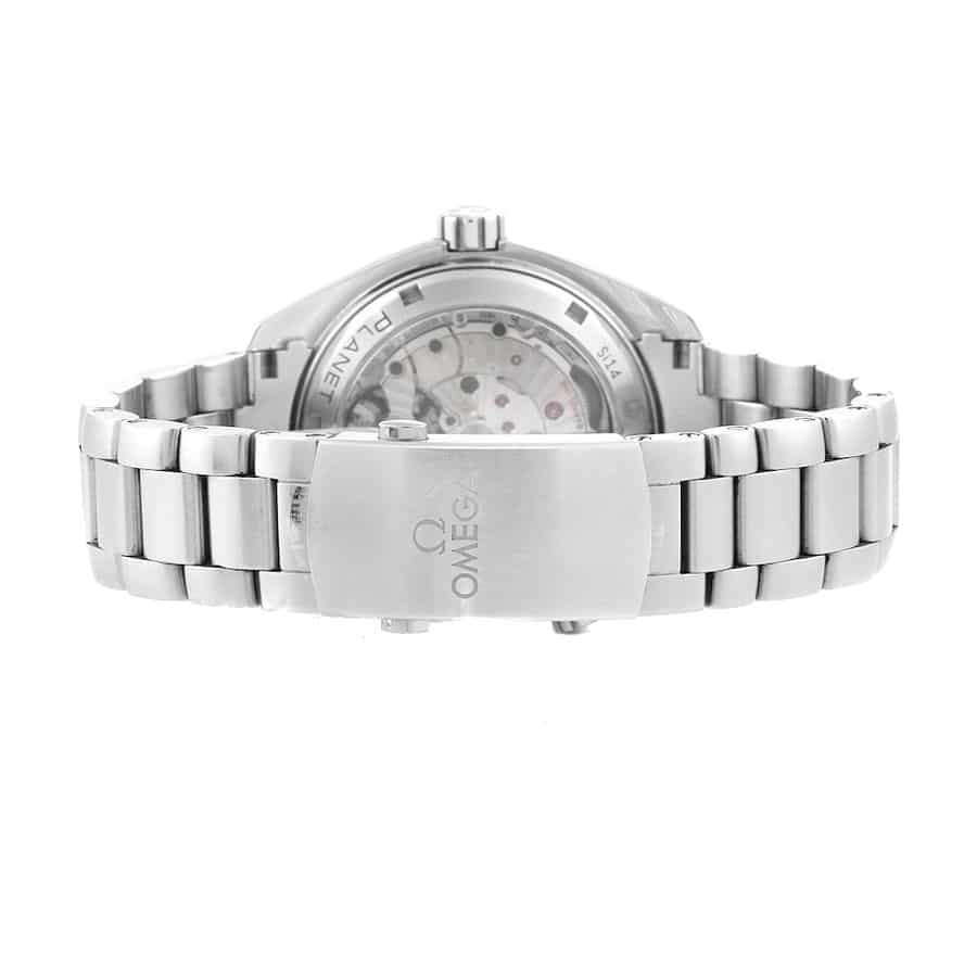 omega seamaster planet ocean steel 232 30 44 22 01 001 black dial 1