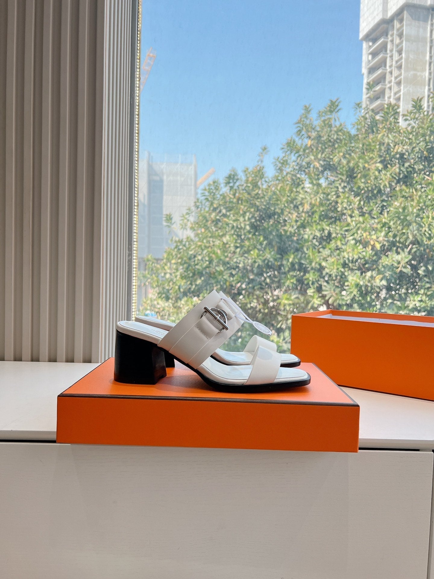 KUTE 60 SANDAL IN WHITE CALFSKIN、mysite、Cacoeks