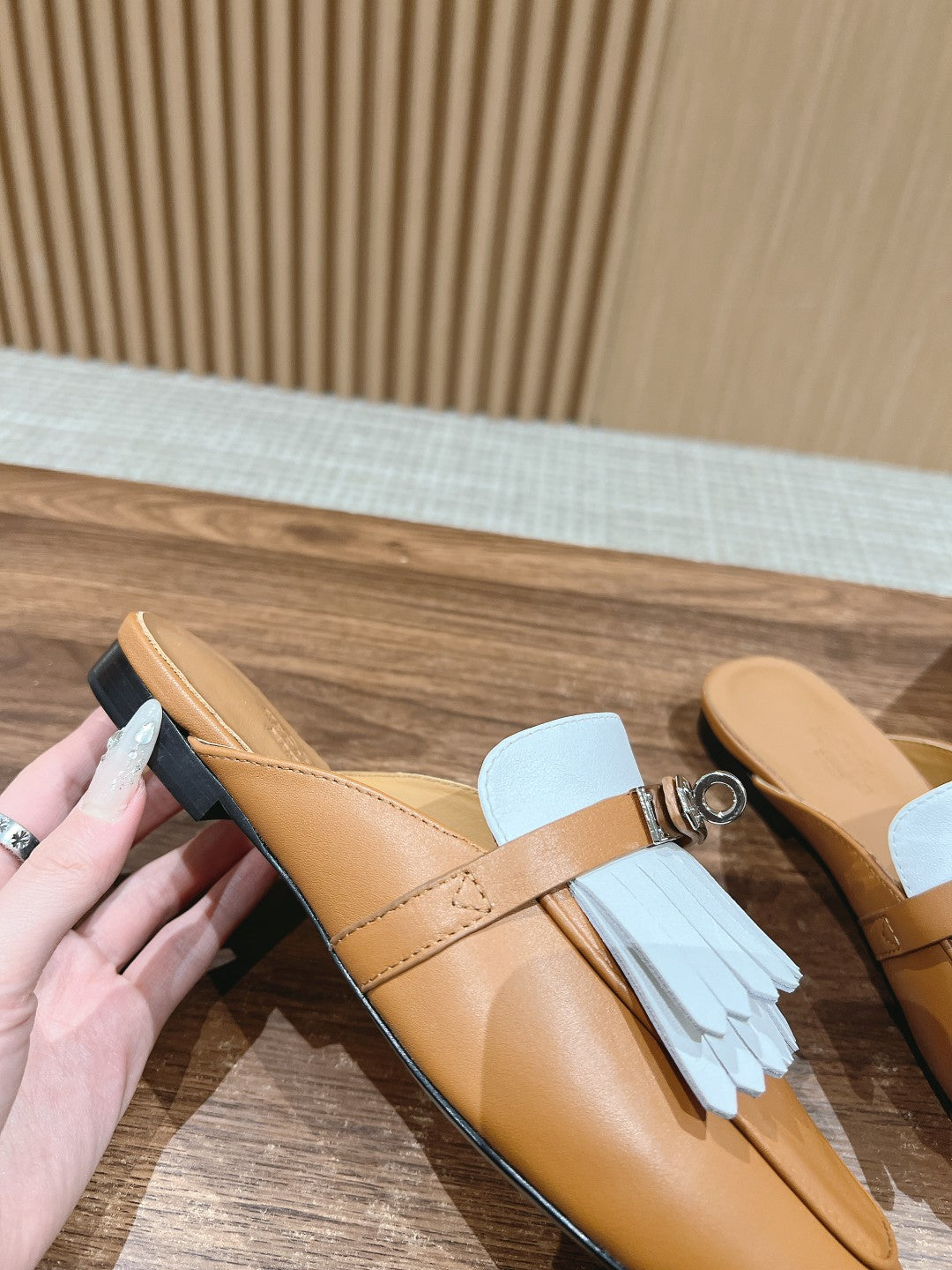 0Z Mule Fringed Bronze、mysite、Cacoeks