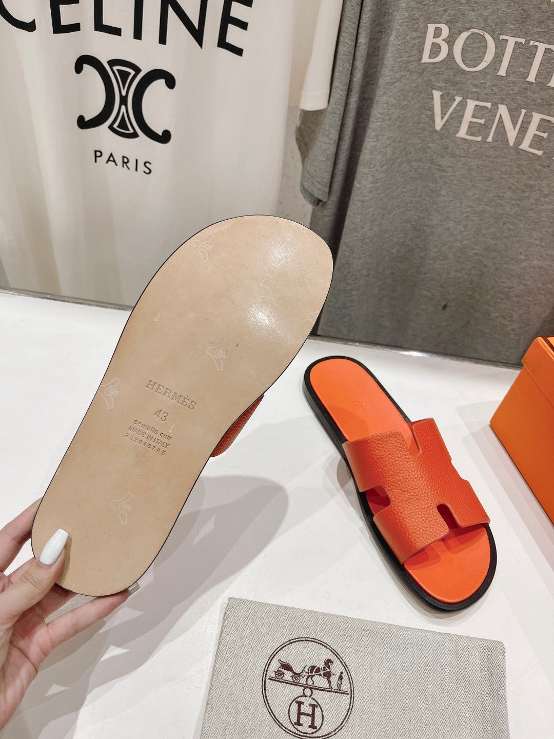 IZMIR SANDAL ORANGE LAMBSKIN、mysite、Cacoeks