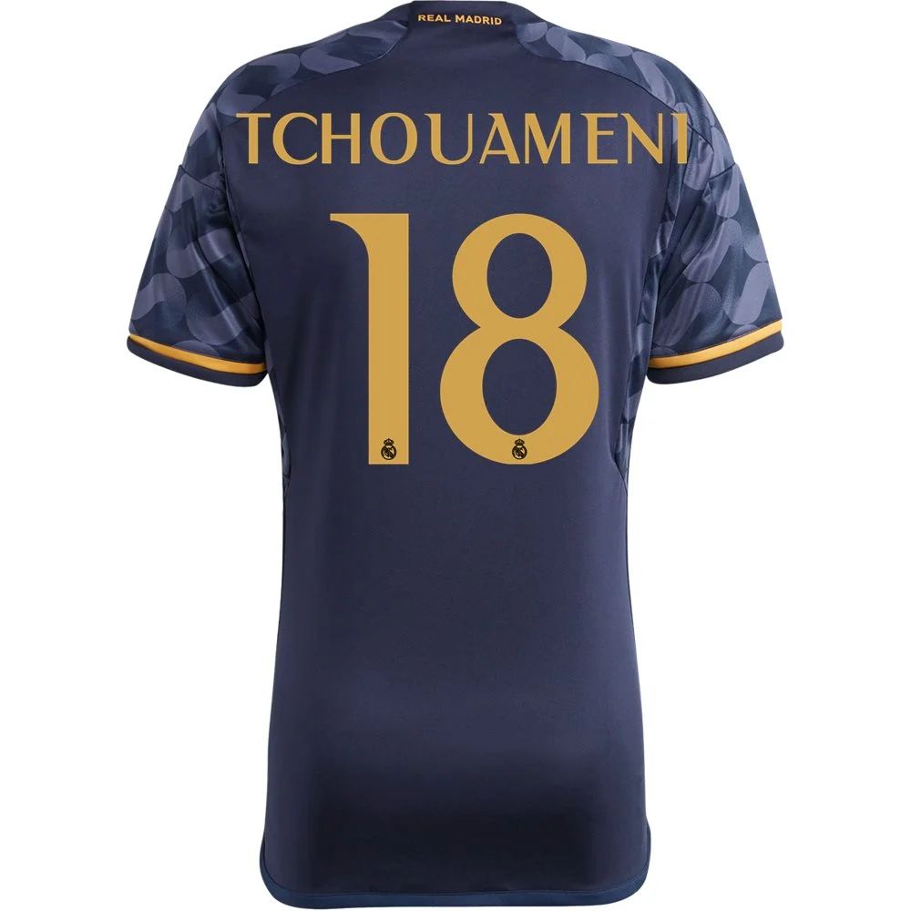 23/24 Real Madrid #18 Aurelien Tchouameni Away Jersey-mysite Custom Football Kit- Nextkits