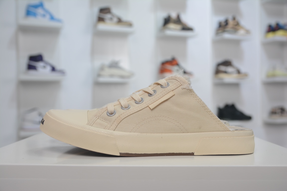 Balenciaga Paris Trainer Mule White、mysite、Cacoeks