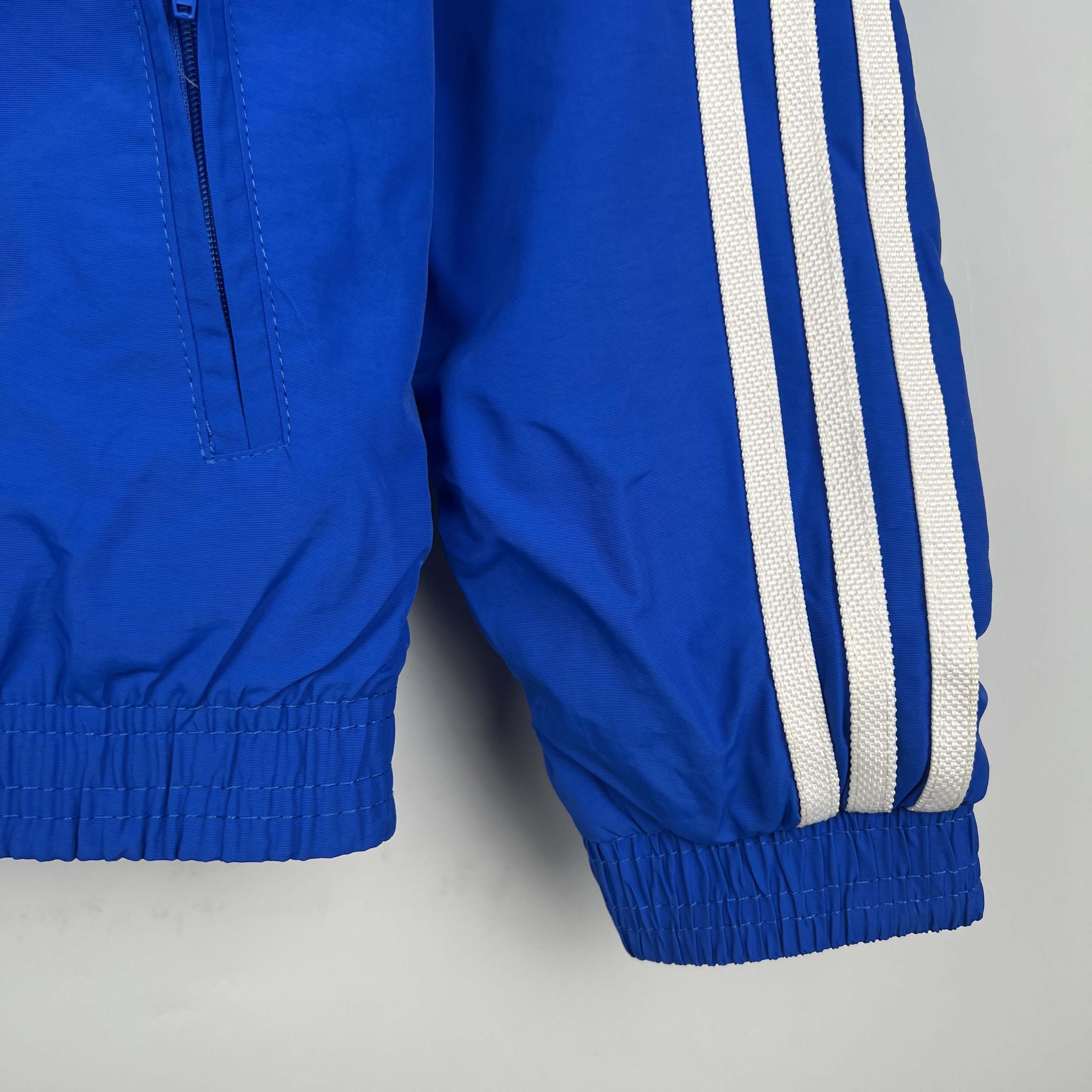 2023/2024 Lyon Reversible Windbreaker(Blue-white)Soccer Jersey 1:1 Thai Quality:football jersey mysite: unitedjerseyfootball 邓江浪:football