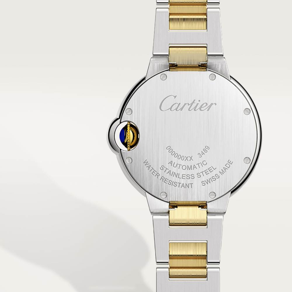 Super Clone 1:1 CARTIER Ballon Bleu BLEU Gold mix 33mm W2BB0029 Replica-fasswatch