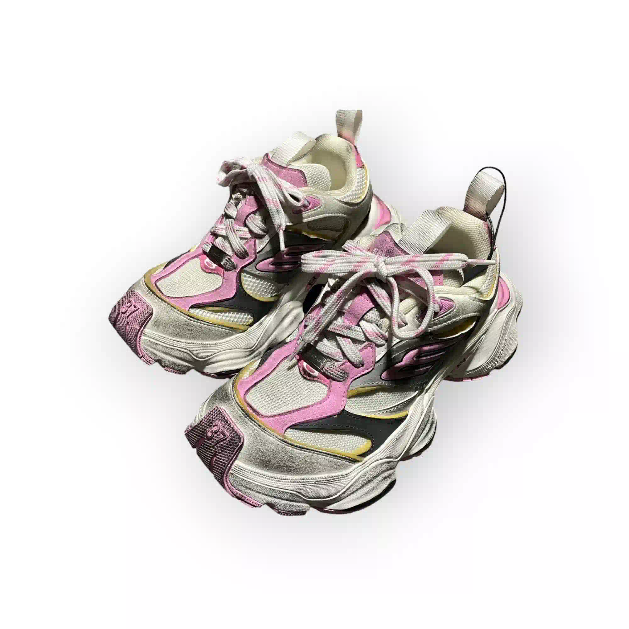 Balenciaga Cargo Sneaker In Grey White Pink、mysite、Cacoeks