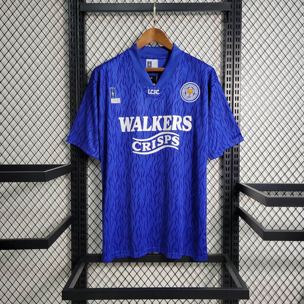 ManixJersey.com | Retro Leicester City 1992-94 Home Jersey -Customize Name, Number and Patch | Worldwide Shipping